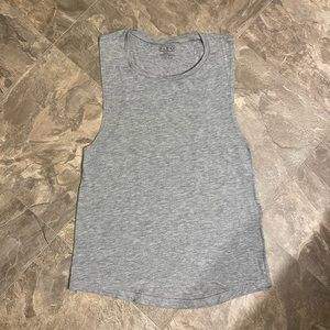 Fleo Grey Black Tank Top Small